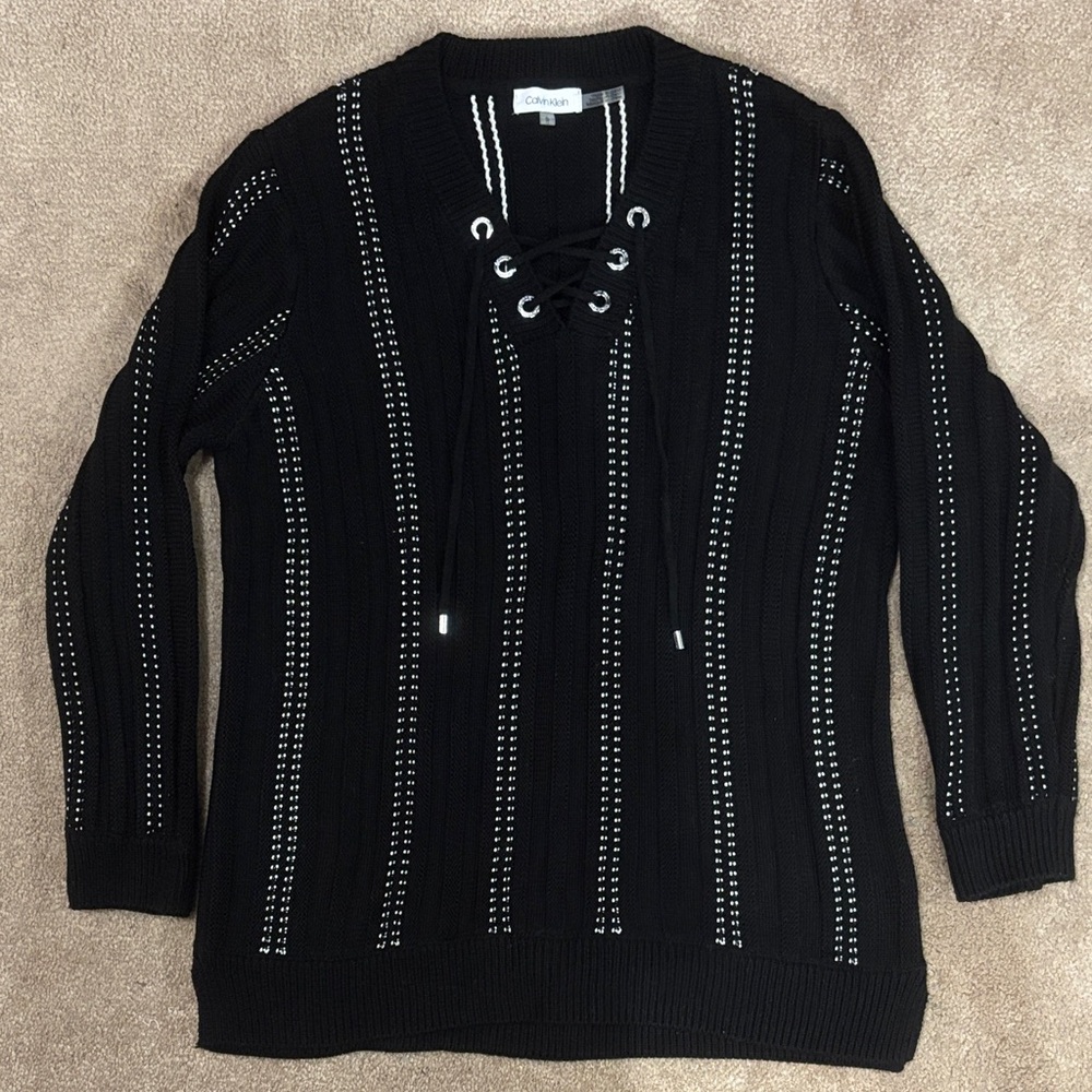 Calvin Klein Black & White Sweater